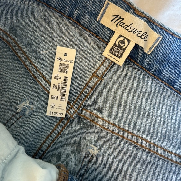 NWT Madewell Jeans Womens The Perfect Vintage Straight Distressed - Picture 8 of 9